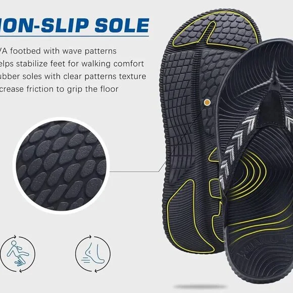Women's Orthotic Flip Flops Comfort Cushion Memory Foam Support Outdoor